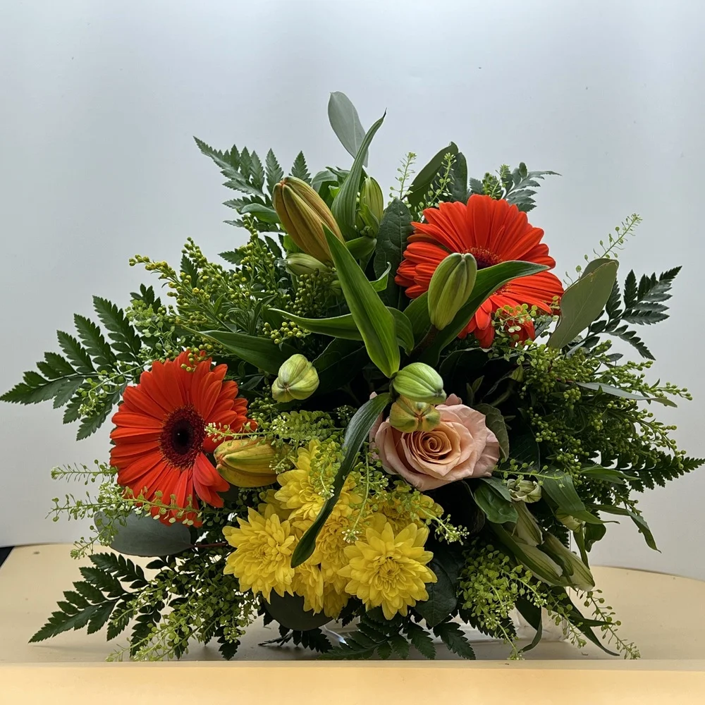 Bouquet de fleurs champêtre pastel ou coloré ou blanc