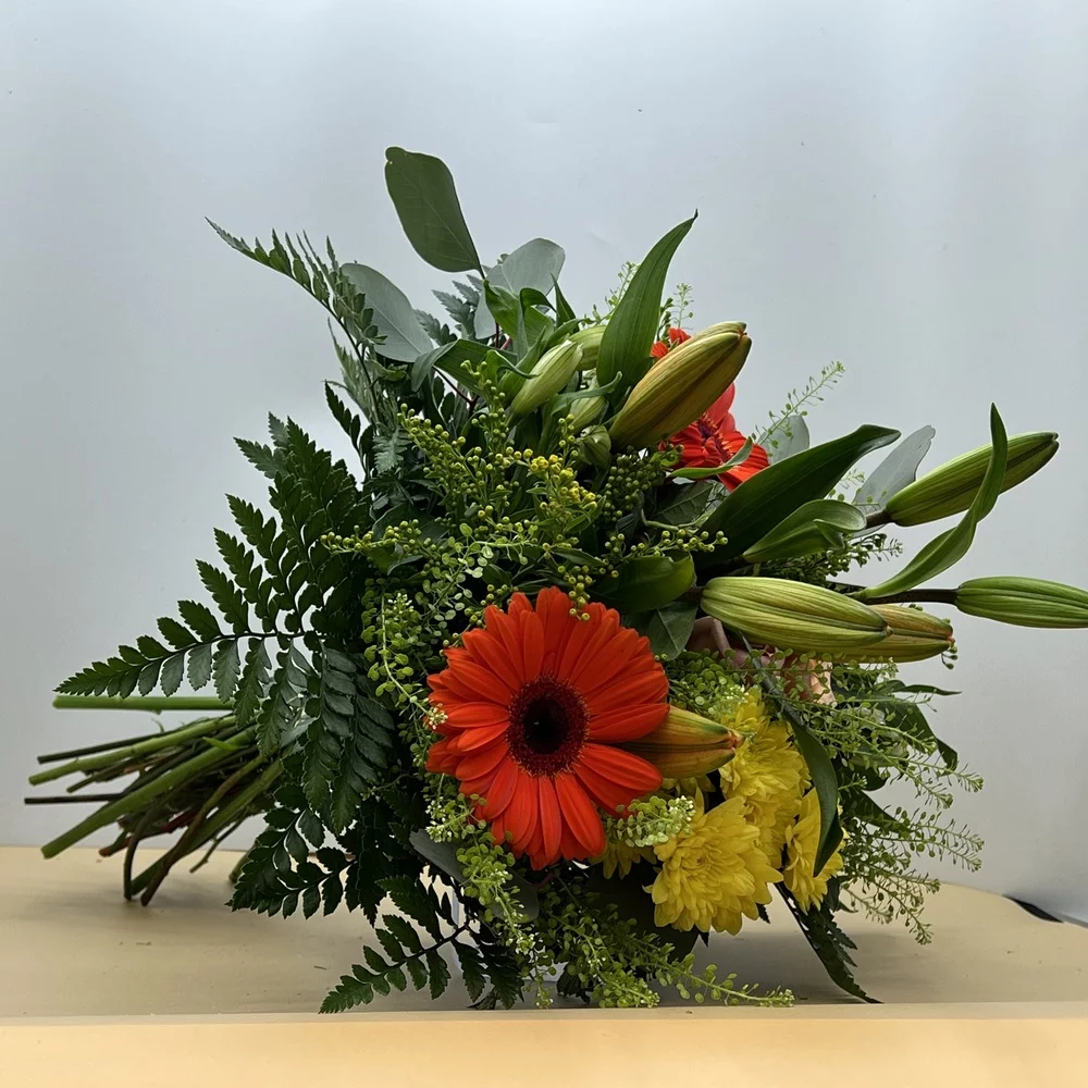 Bouquet de fleurs champêtre pastel ou coloré ou blanc – Image 2