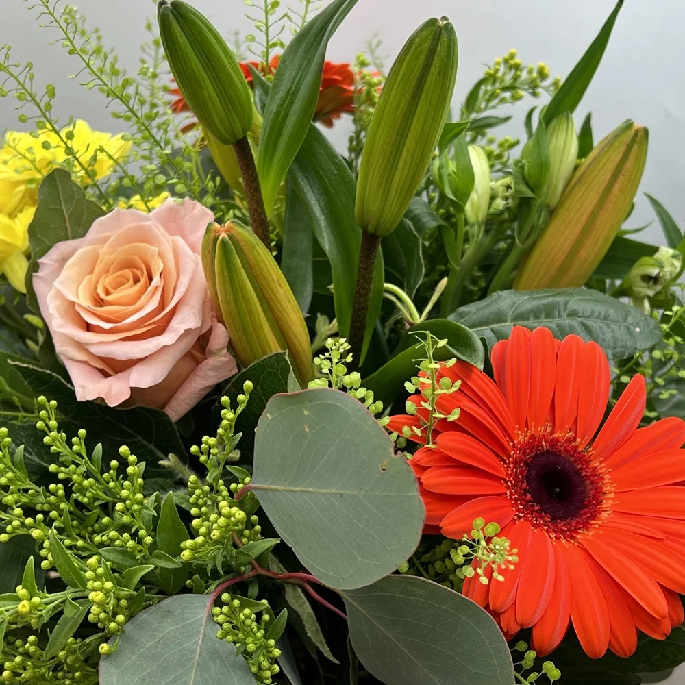 Bouquet de fleurs champêtre pastel ou coloré ou blanc – Image 5